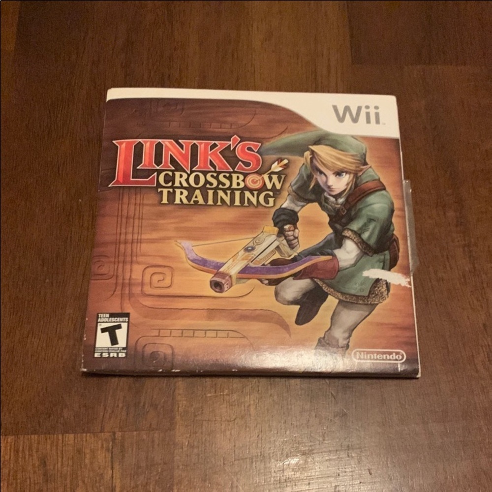 Wii LINK’S Crossbow Training w/ Disc Booklet & Original Sleeve. 100% Complete